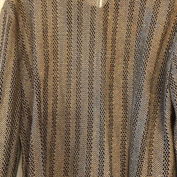 J C Collection Silver Lace Blouse - Picture 6 of 7